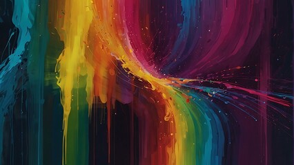 Abstract colorful background Color Flow Series Stream of Creativity