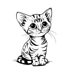 cat vector, line art cat, cat outline, cat svg, cat png, cat illustration, Persian cat, Siamese, Maine Coon, Persian, Ragdoll, Bengal, Scottish Fold, Sphynx, Abyssinian, Russian Blue, Norwegian Forest