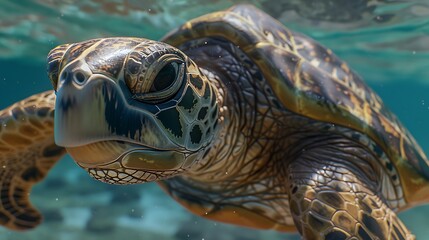 Endangered Species Day. Sea turtles are one of the endangered species. Good for posters, backgrounds, photography reference