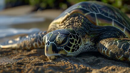 Endangered Species Day. Sea turtles are one of the endangered species. Good for posters, backgrounds, photography reference
