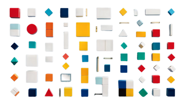technological abstract innovation building representing minimalist shapes geometric blocks display design digital concept communication sleek
