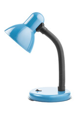 Blue table lamp cut out