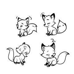 Baby Fox SVG, Fox Svg, Fox Clipart, Doodle Animal Svg, Doodle Fox Svg, Cute Fox Svg, Fox Png, Fox Vector, Jungle Animal Svg, Cute Baby Fox Svg, Fox Outline Svg, Kids Coloring Svg, Nursery Svg, Land An