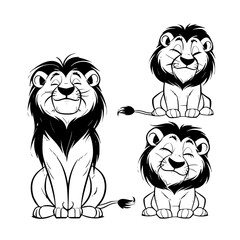 Baby Lion SVG, Lion Svg, Lion Clipart, Doodle Animal Svg, Doodle Lion Svg, Cute Lion Svg, Lion Png, Lion Vector, Jungle Animal Svg, Cute Baby Lion Svg, Lion Outline Svg, Kids Coloring Svg, Nursery Svg