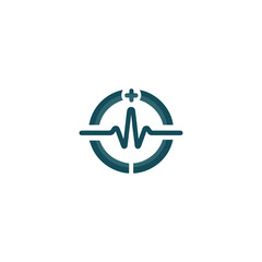 healthcare logo design vector