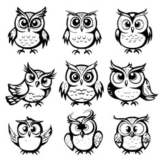 Owl Mandala, Bird Mandala, Owl, Owl Clipart, Owl SVG, Mandala PNG, Mandala SVG, Cricut Mandala, Mandala Clipart, Mandala Owl, Bird	,Bird svg, Line Art Prints, design, vector, illustration, pattern, ic