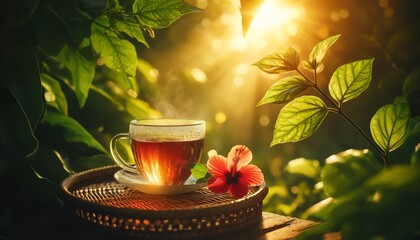 Image of a Hibiscus tea