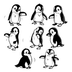 Baby Penguin SVG, Penguin Svg, Penguin Clipart, Doodle Animal Svg, Doodle Penguin Svg, Cute Penguin Svg, Penguin Png, Penguin Vector, Jungle Animal Svg, Cute Baby Penguin Svg, Penguin Outline Svg, Kid