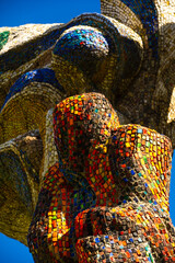 Immerse yourself in a vibrant display of mosaic art. Discover the unique combination of colors and...