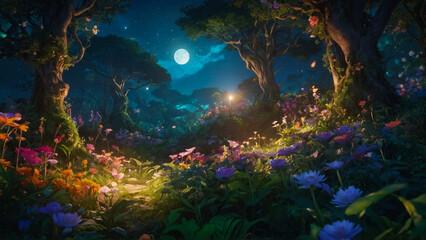 Fototapeta premium a beautiful picture of a fantasy fairy tale
