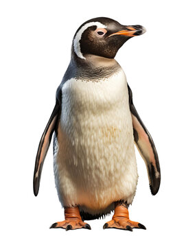  penguin isolated on a transparent background