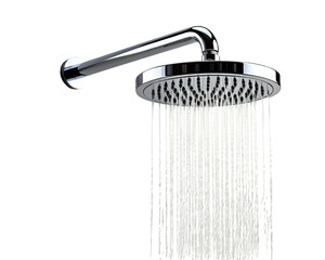 Rainfall shower head made of stainless steel,salle de bain - obrazy, fototapety, plakaty