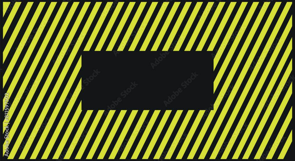 Wall mural warning sign, warning text, warning text, traffic lane warning sign