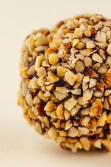 handmade chocolates made of chocolate and nuts