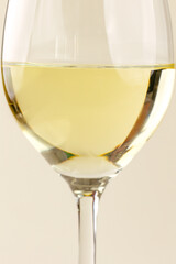 white wine in a glass