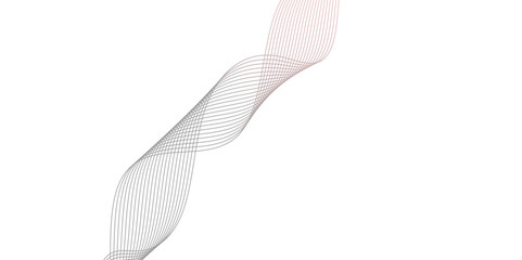 Fototapeta premium Abstract vector background grew with red wavy lines. Red with grew wave background. grew lines vector illustration. Curved wave. Abstract wave element for design.