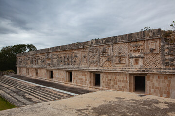 Obraz premium Ruins in Uxmal,Mexico. Uxmal is an ancient Maya city
