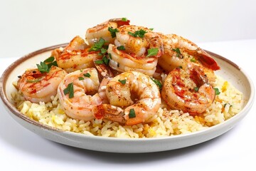 Plump Unpeeled Shrimp in Rich 5 Spice Cajun Sauce