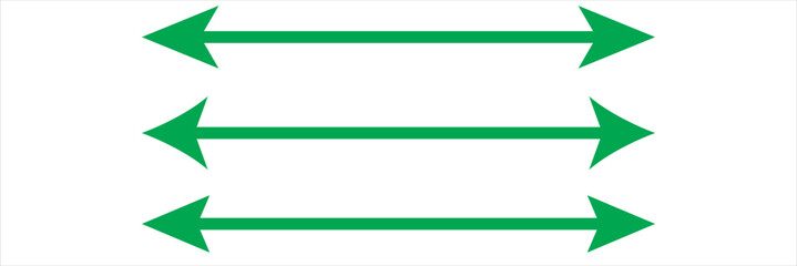 Obraz premium Long straight double arrow eps 10 