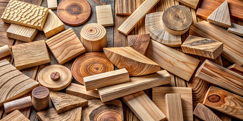 pieces of wood of different species torn off
freeform irregular shapes of dark wood, wood texture