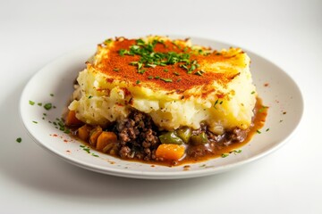 Comfort Food: Shepherd's Pie with Roasted Potatoes and Vegetables
