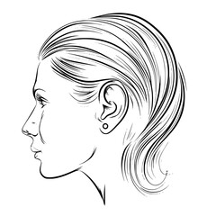 ear silhouette, ear svg, ear png, ear vector, hair, woman, face, illustration, vector, silhouette, beauty, head, tattoo, art, black, fashion, sketch, drawing, symbol, profile, design, style, pattern, 