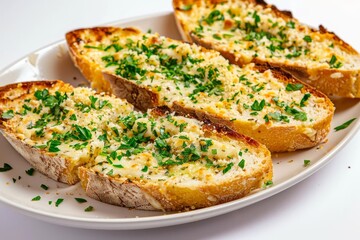Luxurious 3-Cheese and Herb Garlic Bread
