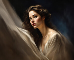 portrait of a captivating woman