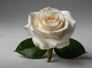 White rose with droplets  Ethereal White Rose A Masterpiece in High Definition 