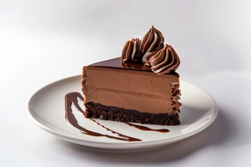 Scrumptious Chocolate Mousse Cake with a Velvety Smooth Texture