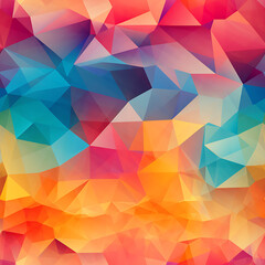 Obraz premium Geometric digital art seamless pattern, the design for apply a variety of graphic works