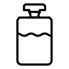 Perfume icon line style vector