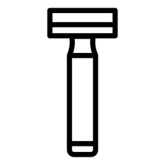 Razor icon line style vector