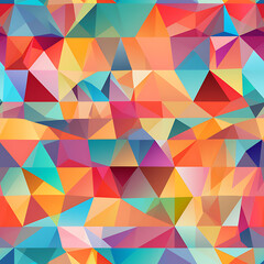 Geometric digital art seamless pattern, the design for apply a variety of graphic works