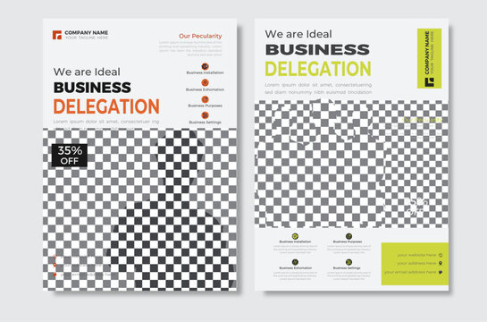 CREATIVE BUSINESS FLYER DESIGN TEMPLATE.