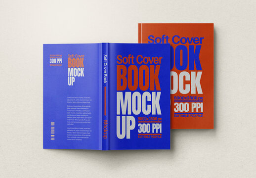 Paperback Book Cover Mockup