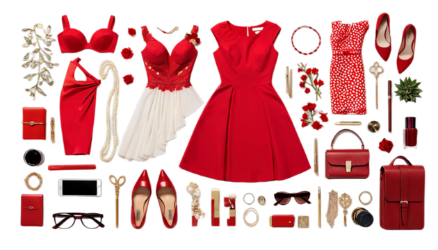 dress red woman human face tree flower long hair girl fashion person portrait beauty model style elegance lady feminine clothing nature garden flora foliage