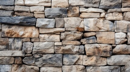 Fototapeta premium gray old stone wall background
