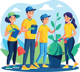 community gardens in which families discuss help