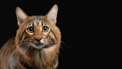 Hunter's Gaze: Wild Animals Banner with Cat in Digital Art