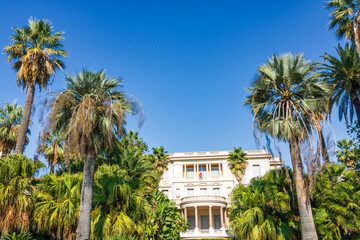 Iconic landmarks of Nice, France