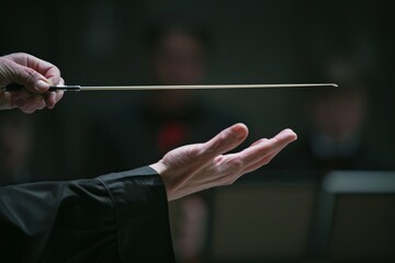 Close-up of a persons hand tightly gripping a stick, focused on the intense expression of the individual