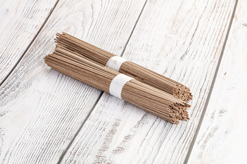 Asian aw soba bukwheat noodle