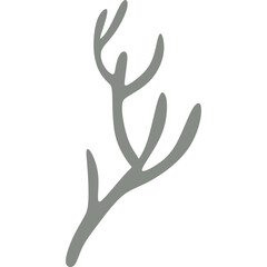 Obraz premium Flat Abstract Coral