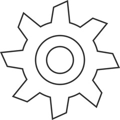 Gear Icon Outline