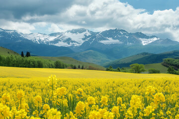 Fototapeta premium 유채꽃