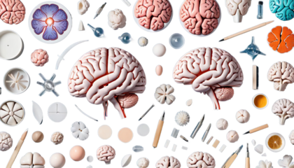 brain neurodivergent human autism adhd creativity intelligence mind neurology nerve cell thinks difference atypical medicine