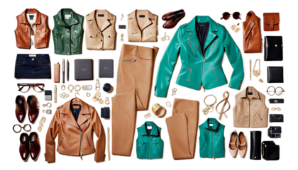 s women display stylish jackets jacket woman table fashion clothing style trendy outerwear clothes rack accessory colours texture material fall winter autumn season shopping closet outfit ensemble