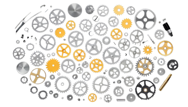 0 4 wandel digitaler zahnrad work digital change industry future digitization competition word text optimization concept productivity business set marketing gear