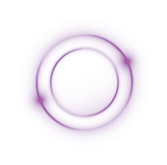 Circle halo light with overlay effect